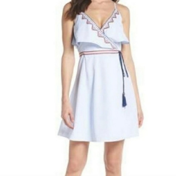 THML Stripe Wrap Dress - Picture 3 of 5